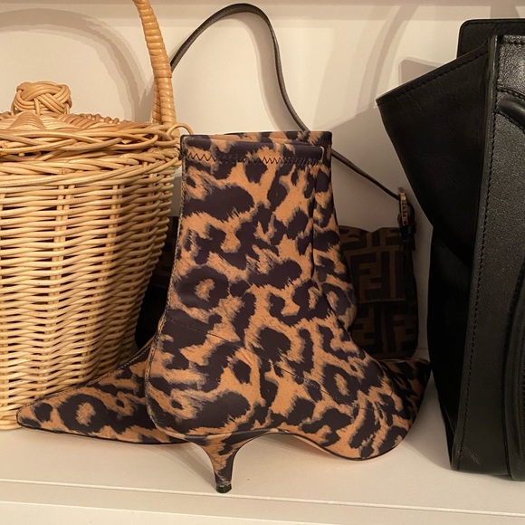 🌟Schulz Leopard 🐆 Booties Mini heel 8 - Picture 8 of 16